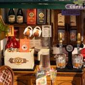 Tipsy Restaurant | Robotime DG167 DIY Dollhouse Miniatures Kit