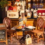 Tipsy Restaurant | Robotime DG167 DIY Dollhouse Miniatures Kit