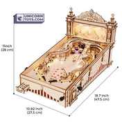 Mechanical Pinball Machine | Robotime ROKR EG01 3D Wooden Puzzle Kit