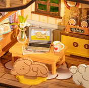 Puppy’s Cozy Villa | Robotime DG169 DIY Dollhouse Miniatures Kit