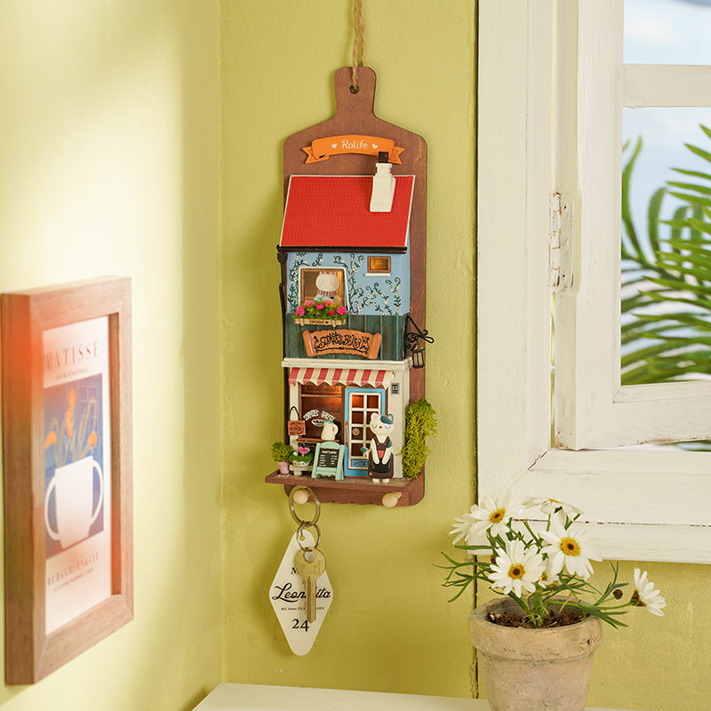 Aroma Toast Lab | Robotime Rolife DS019 Wall Hanging DIY Miniatures Kit
