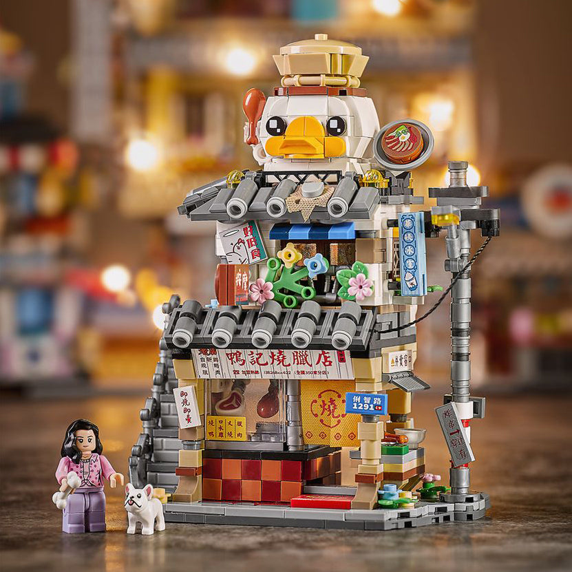 ［新品］L BUILD まとめ売り Duck's Roast Meat Shop | LOZ 1291 Building Bricks Mini Street Food