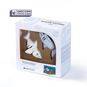 White Shark | Halftoys Magnetic 3D Jigsaw Puzzle Sea Animal Educational Toy for Age 3+