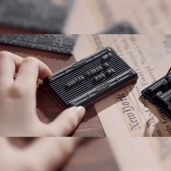 Classic Printing Press | Robotime ROKR LK602 Mechanical Gears Puzzle Kit