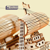 Sailing Ship | ROKR 3D Wooden Puzzle TG305 Wooden Model Ship Hand-Made Craft Gift & Decoration