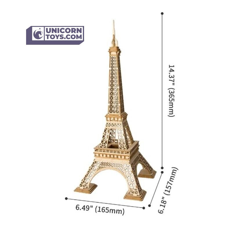 Eiffel Tower | ROKR 3D Wooden Puzzle TG501 Wooden Building Hand-Made Craft Gift & Decoration