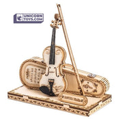 Violin Capriccio | ROKR 3D Wooden Puzzle TG604K Wooden Musical Instrument Model Kit