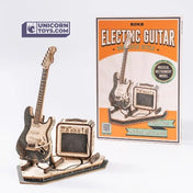 Electric Guitar | ROKR 3D Wooden Puzzle TG605K Wooden Musical Instrument Model Kit