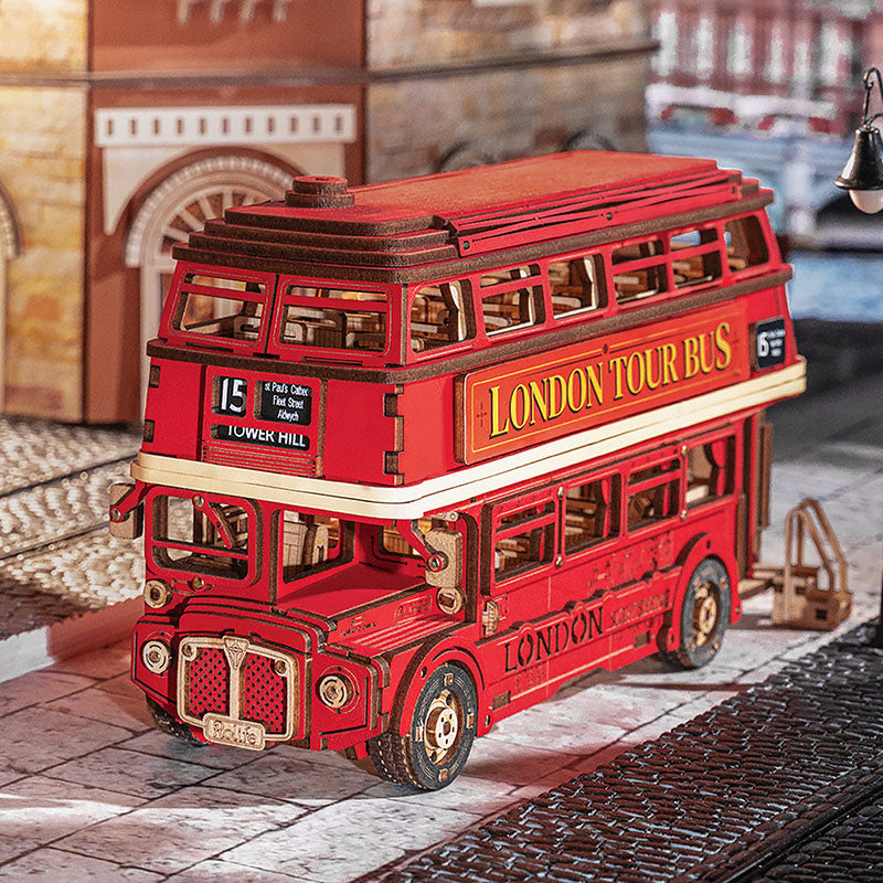 London Tour Bus | Rolife 3D Wooden Puzzle TGM02 – Unicorn