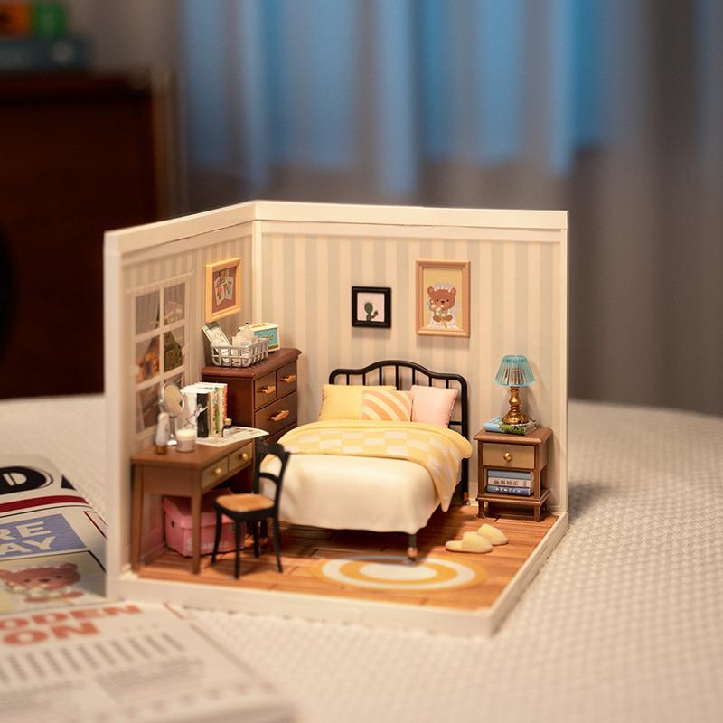 Sweet Dream Bedroom | Rolife Super Creator DW009 DIY Stackable Dollhouse Miniatures Kit