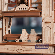 Classic Printing Press | Robotime ROKR LK602 Mechanical Gears Puzzle Kit