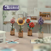 Sunflower | Rowood TW011 Wooden Flower Hand-Made Craft Gift & Decoration