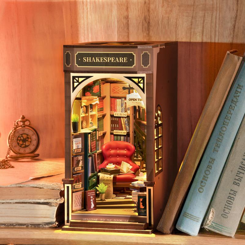 Canada Rolife Book Store Book Nook TGB07 DIY Miniatures Bookend