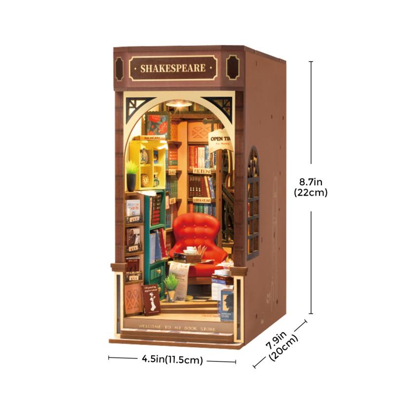 Book Store | Robotime Rolife TGB07 DIY Miniature Book Nook Kit