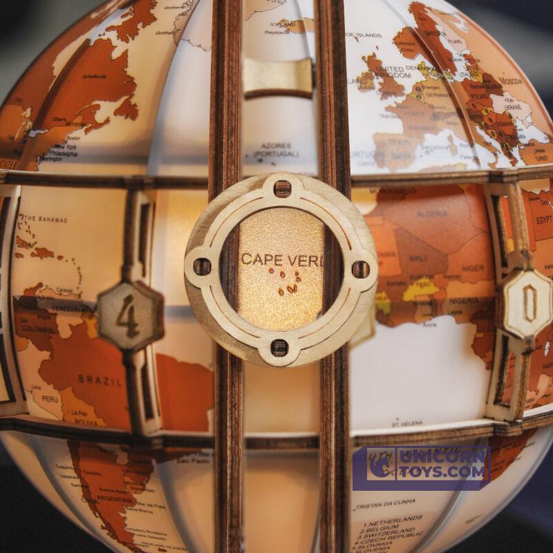 Luminous Globe | Robotime ROKR ST003 Curious Discovery Mechanical Puzzle Kit