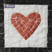 Mini Heart Mosaic Kit | Natural Stone Mosaic Art DIY Kit