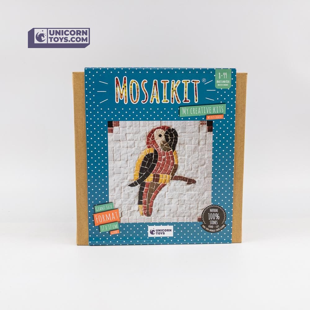 Parrot (L) Mosaic Kit | Natural Stone Mosaic Art DIY Kit