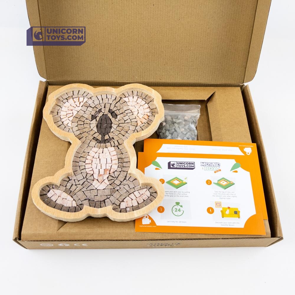 Koala Mosaic Box | Natural Stone Mosaic Art DIY Kit