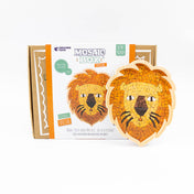 Lion Face Mosaic Box | Natural Stone Mosaic Art DIY Kit