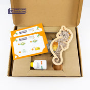 Sea Horse Mosaic Box | Natural Stone Mosaic Art DIY Kit