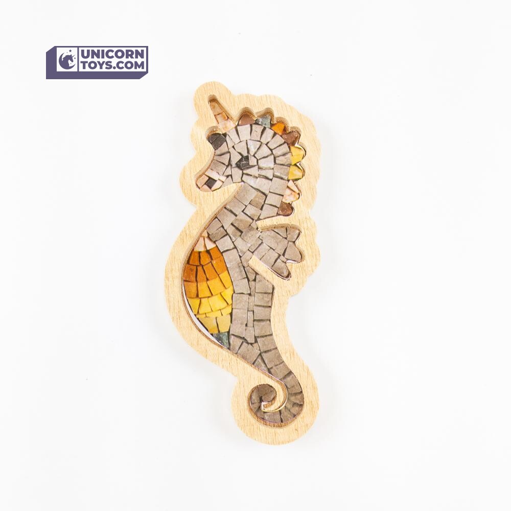 Sea Horse Mosaic Box | Natural Stone Mosaic Art DIY Kit