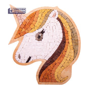 Unicorn Face Mosaic Box | Natural Stone Mosaic Art DIY Kit