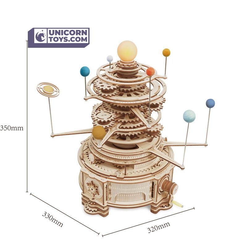 Mechanical Orrery | Robotime ROKR ST001 Curious Discovery Mechanical Puzzle Kit