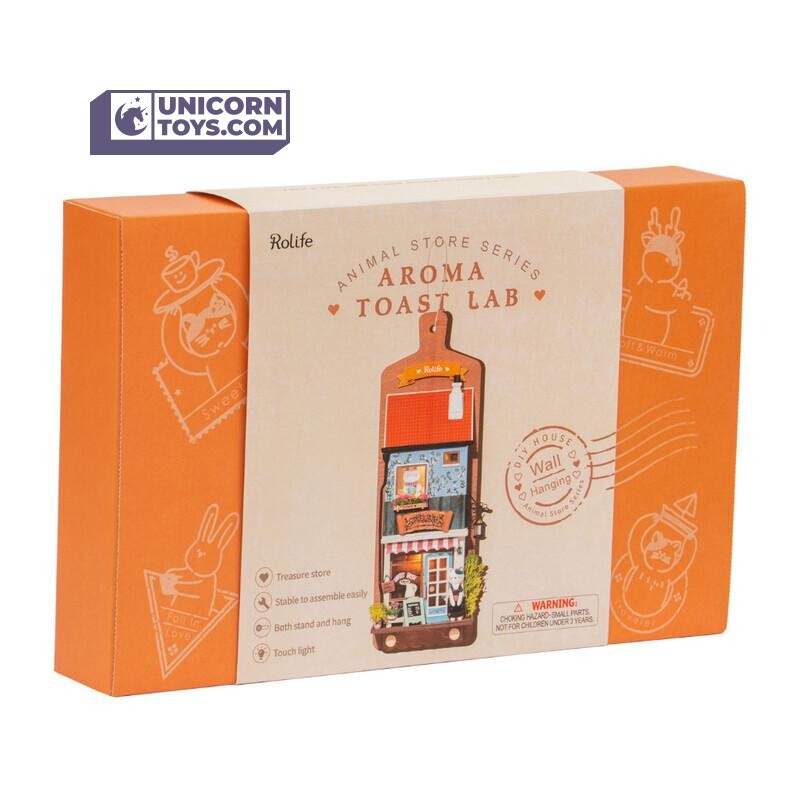Aroma Toast Lab | Robotime Rolife DS019 Wall Hanging DIY Miniatures Kit