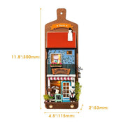 Aroma Toast Lab | Robotime Rolife DS019 Wall Hanging DIY Miniatures Kit