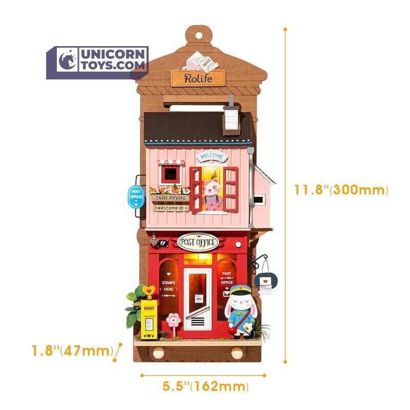 Love Post Office | Robotime Rolife DS021 Wall Hanging DIY Miniatures Kit