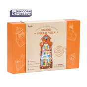 Island Dream Villa | Robotime Rolife DS022 Wall Hanging DIY Miniatures Kit