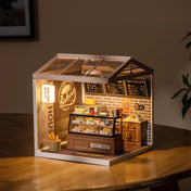 Golden Wheat Bakery | Rolife Super Creator DW005 DIY Stackable Dollhouse Miniatures Kit