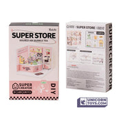 Double Joy Bubble Tea | Rolife Super Creator DW006 DIY Stackable Dollhouse Miniatures Kit