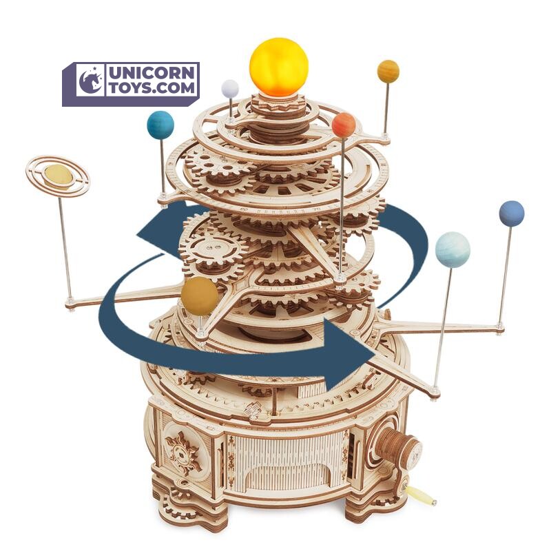 Mechanical Orrery | Robotime ROKR ST001 Curious Discovery Mechanical Puzzle Kit