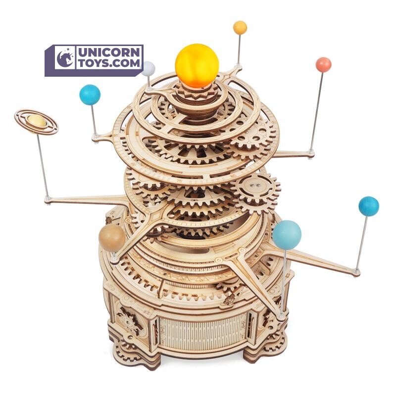 Mechanical Orrery | Robotime ROKR ST001 Curious Discovery Mechanical Puzzle Kit