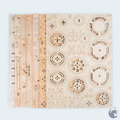 unicorntoys robotime rokr air vehicle diy mechanical model building 3d wooden puzzle kit birthday gifts for teen LK702