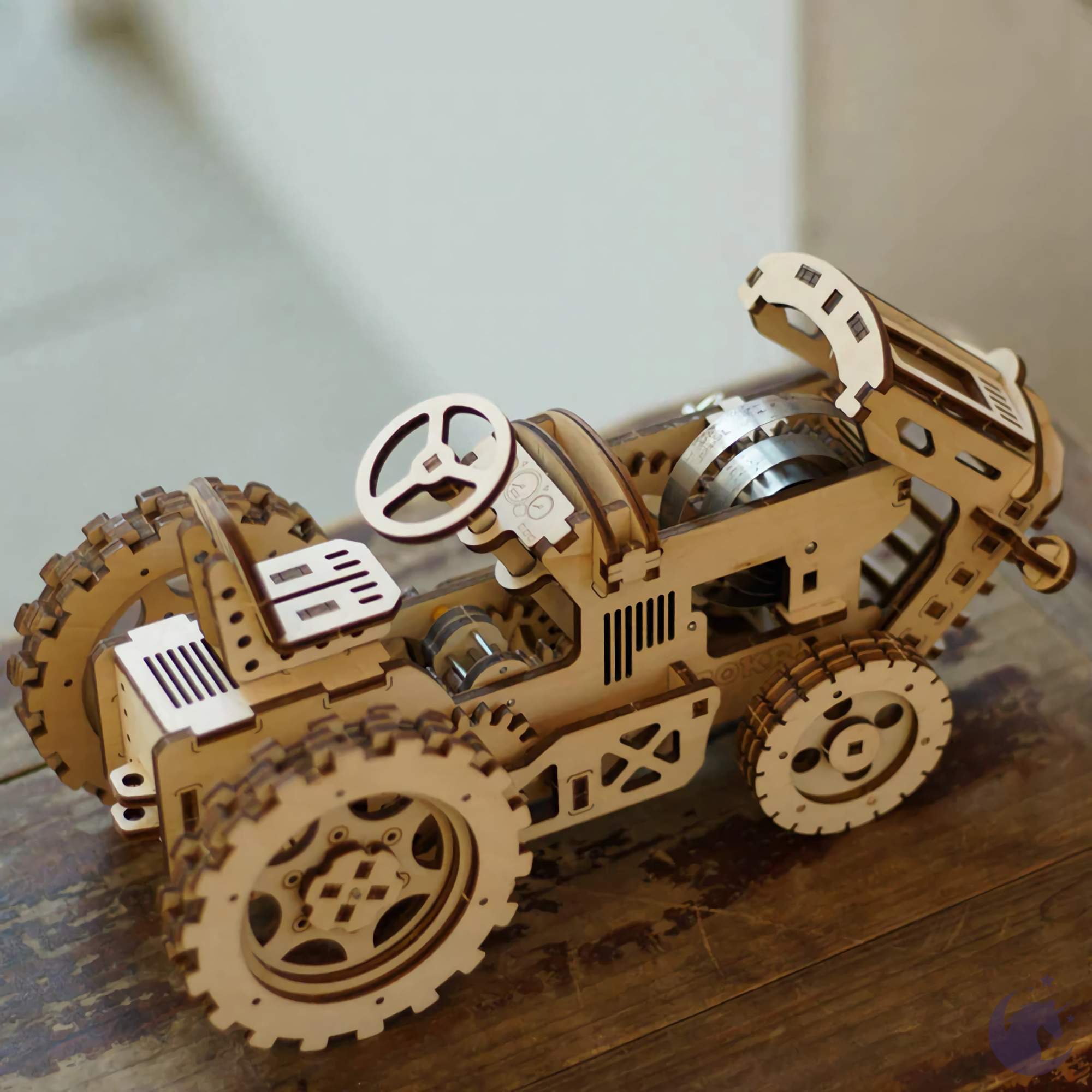 Canada Robotime ROKR Tractor DIY Mechanical Gears Wooden Puzzles