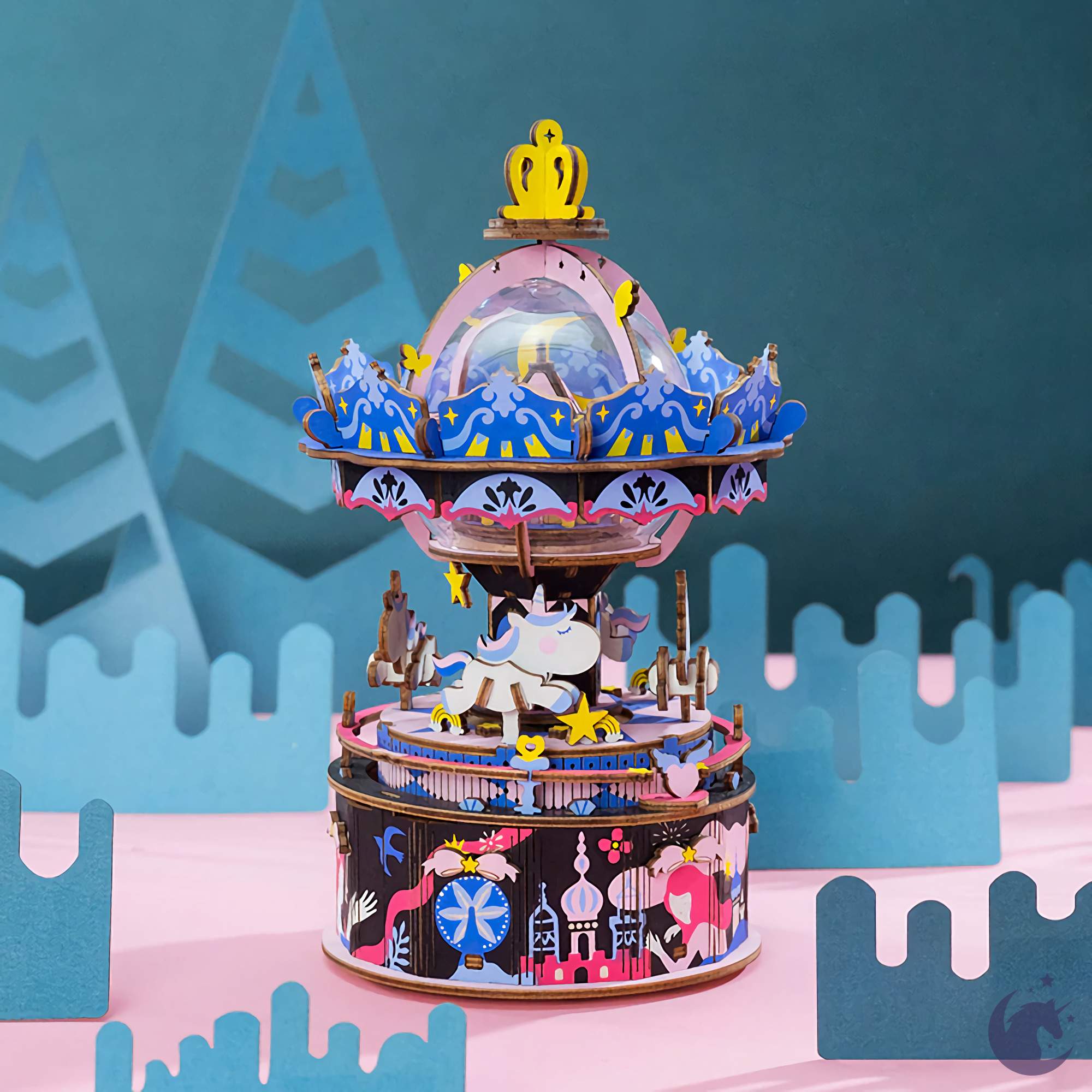 Robotime 3d puzzle online music box
