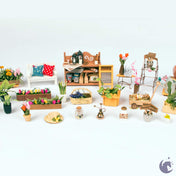 unicorntoys rolife robotime diy miniature dollhouse dg108 Miller's Garden diorama craft kit