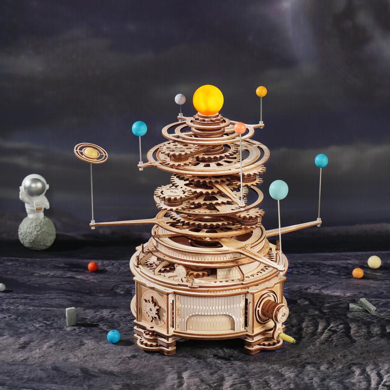 Mechanical Orrery | Robotime ROKR ST001 Curious Discovery Mechanical Puzzle Kit