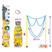 Tuban Giant Multi Bubble Set - 400ml Bubble Liquid + Giant Bubble Glasses Wand (20in/50cm)
