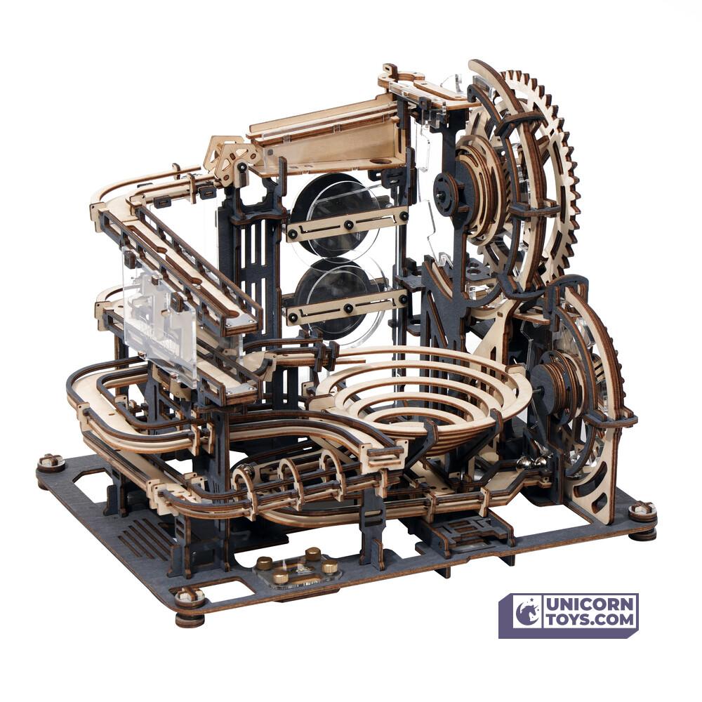 Marble Night City | Mechanical Marble Run Fortress | Robotime ROKR LGA01 Marble Run Puzzle Kit