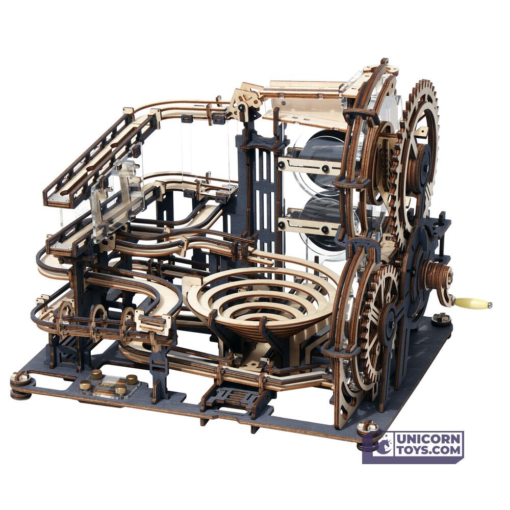 Marble Night City | Mechanical Marble Run Fortress | Robotime ROKR LGA01 Marble Run Puzzle Kit