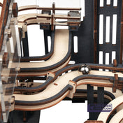 Marble Night City | Mechanical Marble Run Fortress | Robotime ROKR LGA01 Marble Run Puzzle Kit