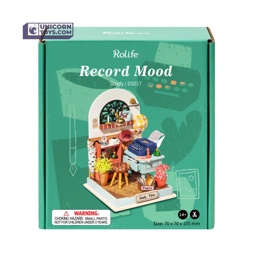 Record Mood | Robotime Rolife Tiny DS017 DIY Dollhouse Miniatures Kit