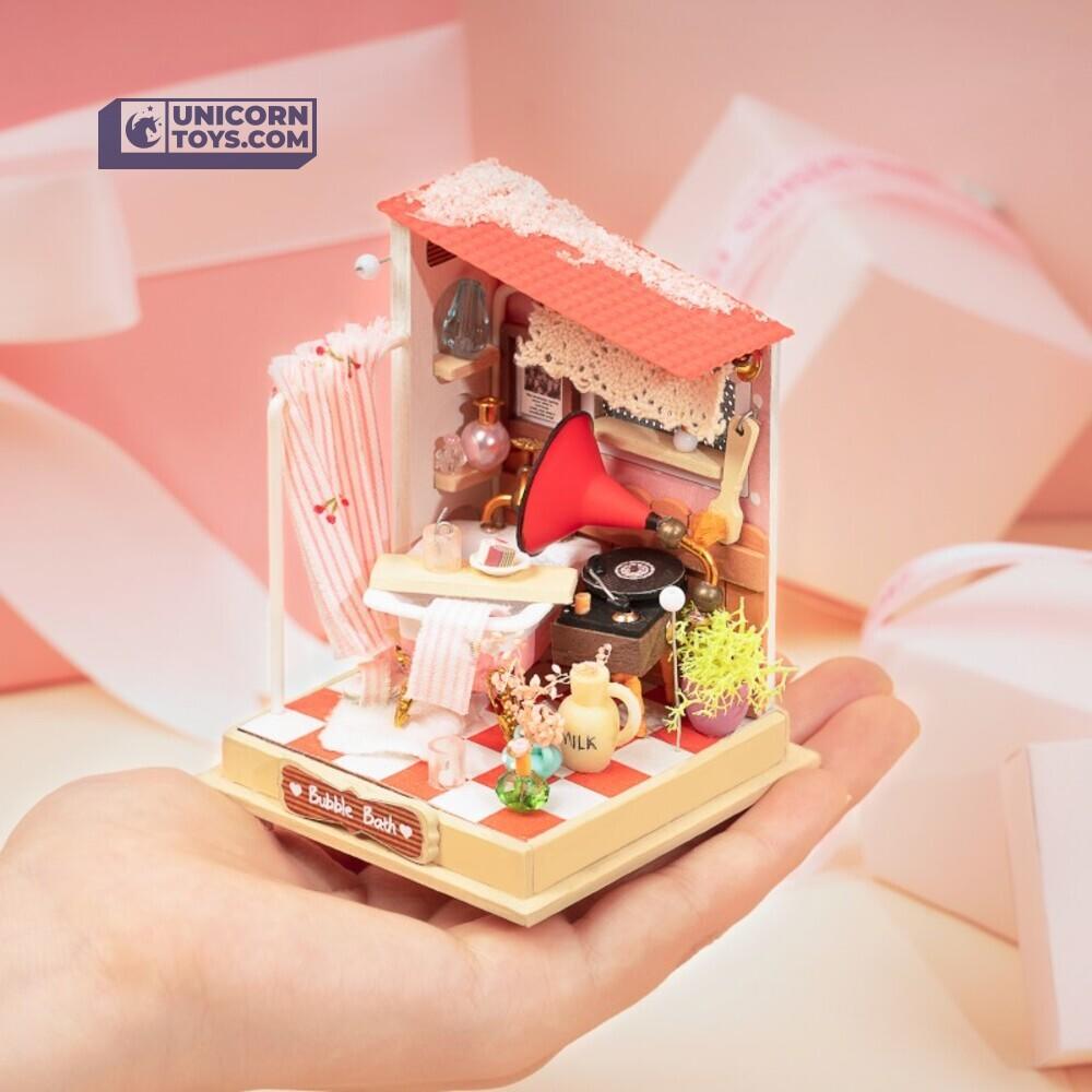 Bubble Bath | Robotime Rolife Tiny DS018 DIY Dollhouse Miniatures Kit