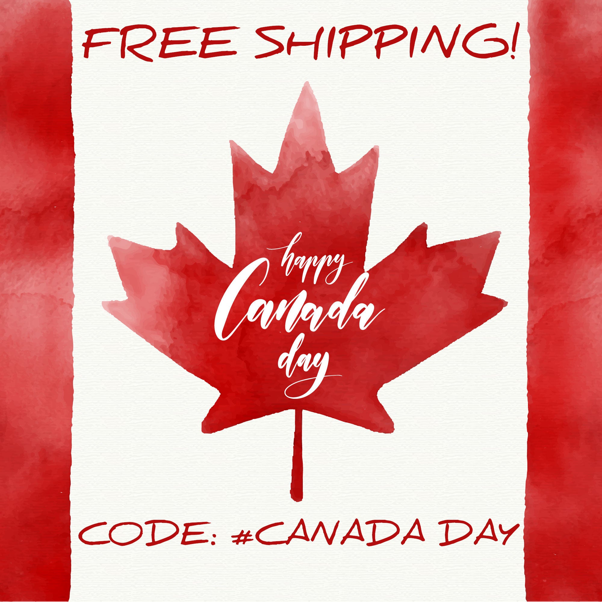 #CanadaDay Promotion: Free Shipping in Canada!