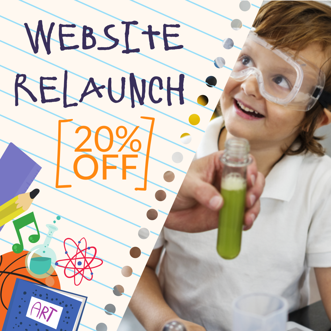 Website Relaunch Promotion - 20% off your entire order!