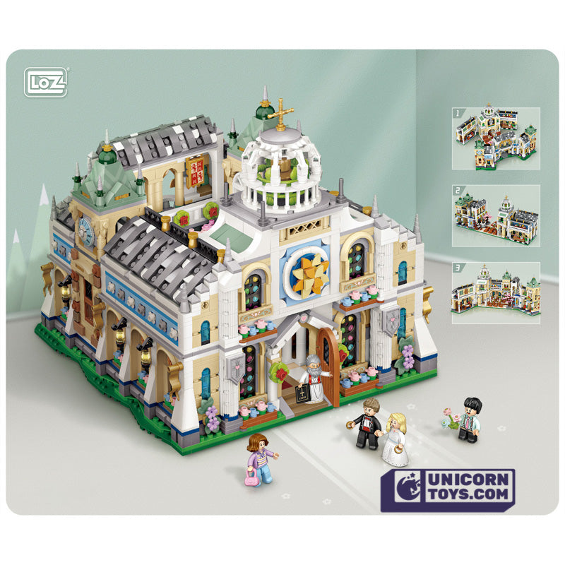Wedding Chapel | LOZ1035 Mini Block Building Set for Ages 14+