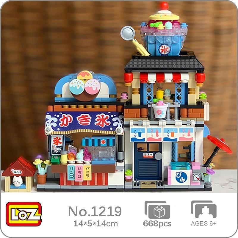 Shaved Ice Shop | LOZ 1219 Building Bricks Mini Street Set for Ages 10+